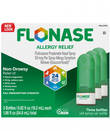 [3팩 세트] 플로네이즈 24시간 알러지 나잘 스프레이 (Flonase Allergy Relief) 144회 분사 x 3개