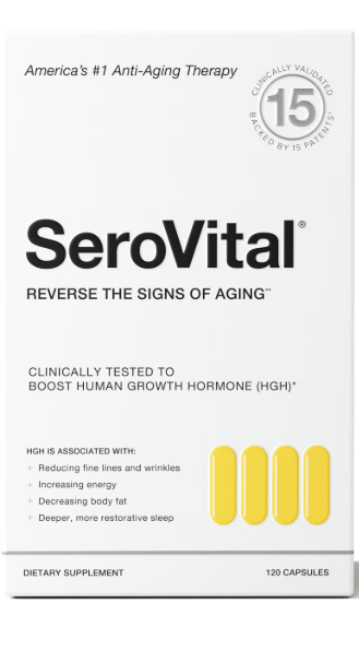 세로비탈 HGH 부스팅 안티에이징 영양제 120캡슐 (SeroVital HGH-Boosting Dietary Supplement 120 Capsules)