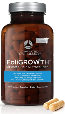20년동안 연구개발된 미국탈모협회 공인 인증받은 발모영양제 / 폴리그로우스 (FoliGROWTH® Ultimate Hair Nutraceutical)