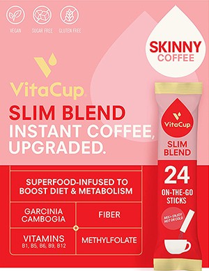 체지방을 강력하게 분해해주는 인스턴트 다이어트 커피 / 비타컵 스키니커피 (VitaCup® SKINNY COFFEE)