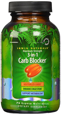 술자리 잦은분들, 알코올 및 술안주 탄수화물 전용차단제 / 카브블락커 (3-in-1 Carb Blocker® 75 Softgels) 