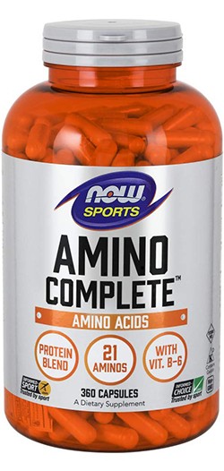 근육회복,피부케어 가성비1위 아미노산 보조제 / 나우스포츠 아미노 컴플리트 360정 대용량 (NOW SPORTS® Amino Complete) 