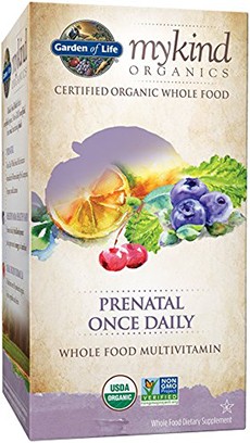하루 1알 유기농 천연 임산부 종합영양제 / 프레나탈 원스 데일리(mykind ORGANICS® PRENATAL ONCE DAILY 90 Tablets)