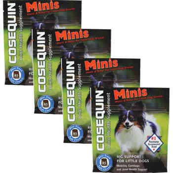 미국 수의사 추천 1위 강아지 관절영양제 / 코세퀸 미니소프트츄 4팩 (Cosequin® Minis)