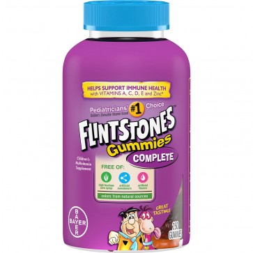 미국 소아과 추천 1위 브랜드 / 플린스톤 어린이 구미 종합비타민 대용량 (Flintstones® Gummies Complete Vitamin)