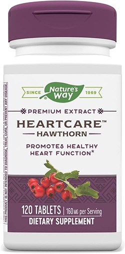 산사나무 꽃잎 추출성분 미국 천연혈압보조제 / 네이처웨이 하트케어 120정 (Nature's Way® Heart Care Hawthorn 160mg)