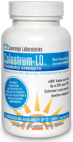 시중에 유명한 초유 제품들보다 4배 효과가 더 뛰어난 / 유기농 콜로스트럼-LD (Sovereign Laboratories Colostrum-LD) 캡슐타입