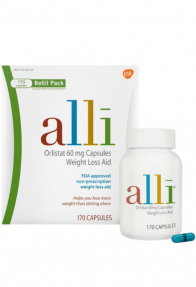 미국 FDA 승인 지방흡수억제 및 지방배출약 / 알리® 다이어트 특대용량 170정 (alli® Orlistat 60mg 170 Capsules) 