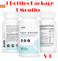 흰머리를 다시 검은머리로 복원시켜주는 / 그레이 이스케이프 X 3병 패키지 (heyhair GRAY ESCAPE 3 Bottles)