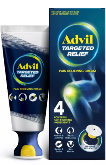 [미국 직구] 애드빌 타겟티드 릴리프 바르는 진통제 크림 + 마사지 어플리케이터 (70.8g)