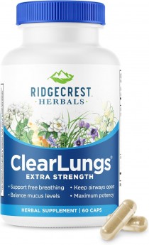 리지크레스트 클리어렁스 엑스트라 스트렝스 폐 기관지 영양제 (ClearLungs Extra Strength) 120캡슐