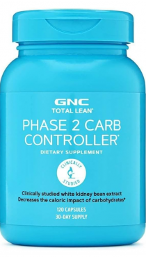 GNC 토탈 린 페이즈 2 카브 컨트롤러 탄수화물 차단제 (GNC Total Lean Phase 2 Carb Controller) 120정