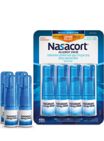 [4팩 세트] 나자코트 24시간 알러지 나잘 스프레이 (Nasacort Allergy 24HR) 120회 분사 x 4개