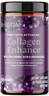 프랑스 레드와인으로 만든 동안 영양제 / 레스비탈 콜라겐 인핸스(ResVitale® Collagen Enhance 60 Capsules)
